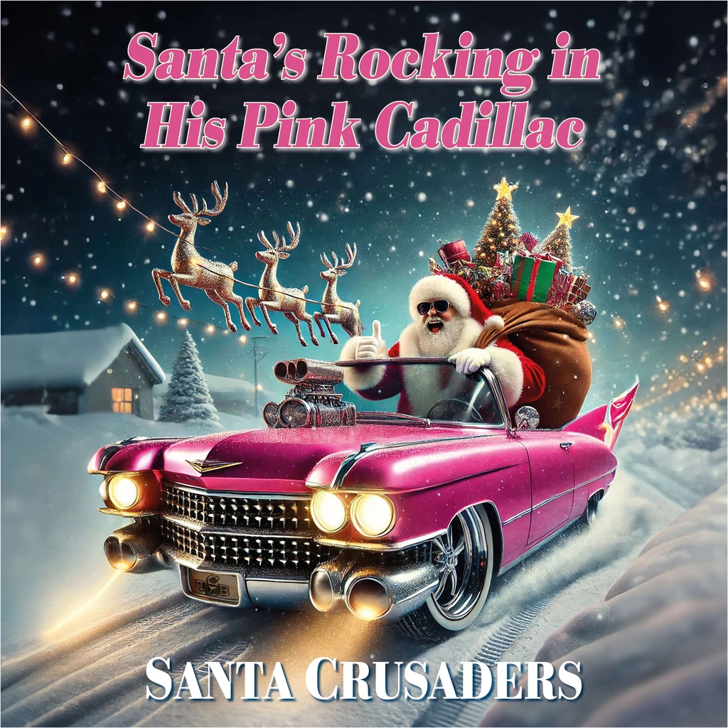 Santa´s Rocking In His Pink Cadillac