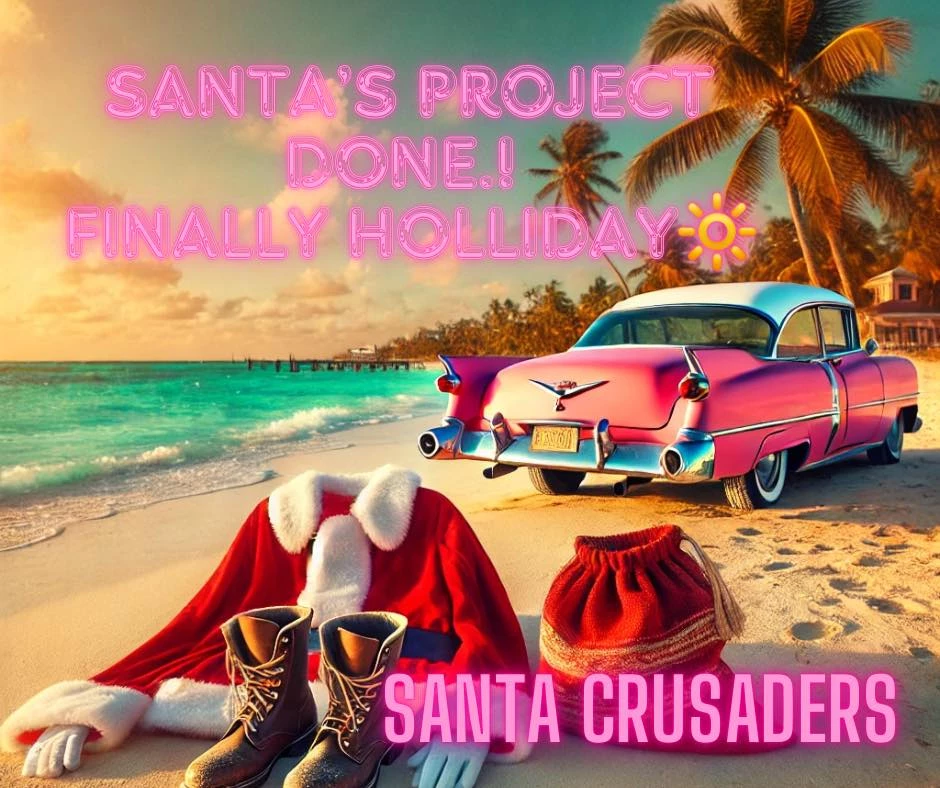 Stort hjärtligt tack, från Santa Crusaders och Cancerfonden