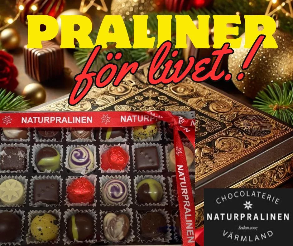 En ask praliner för livet från Naturpralinen